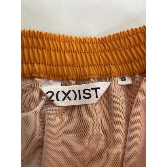 2XIST Ibiza Mens Size S Orange Swim Shorts Trunks Swimwear Bottoms Pockets Lined - Picture 3 of 9